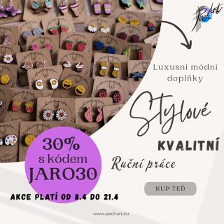 🌸 Velká jarní akce je tady! 🌸 Přivítejte jaro originálními kousky a udělejte si radost za skvělou cenu. Ale pozor – akce...